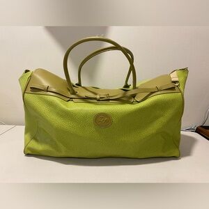 David jones leather bag (accessories/beauty) olive green and tan inside women’s